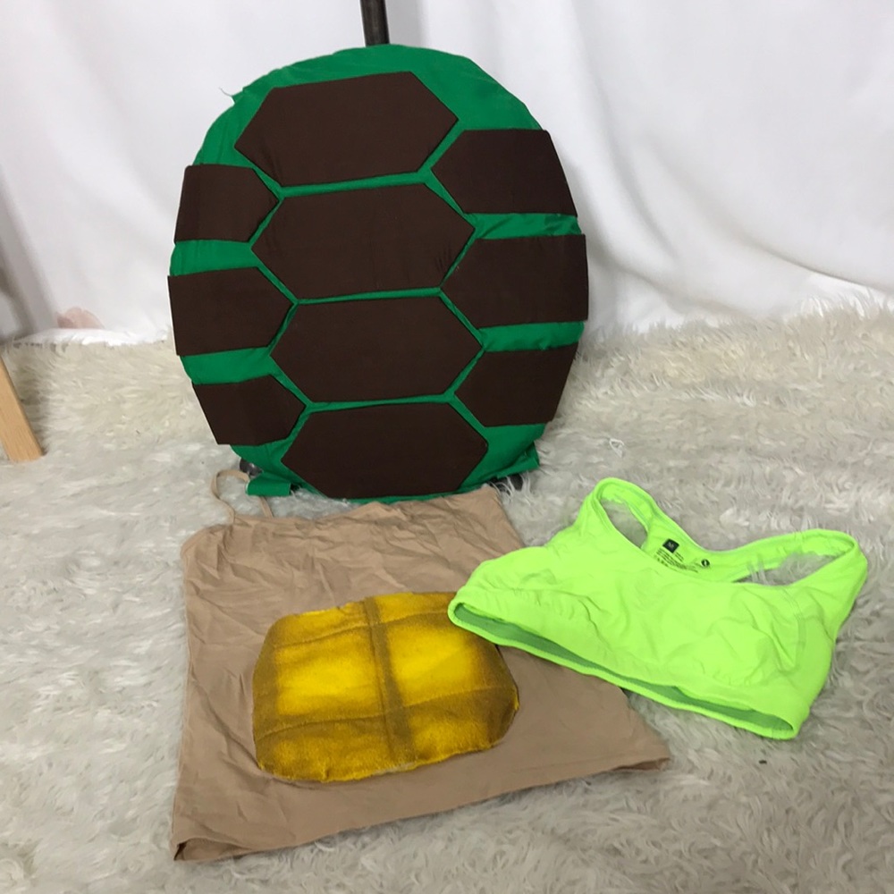 Green and Brown Turtle Costume Set